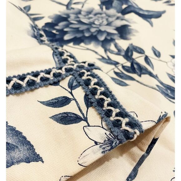 NWOT Williamsburg Waverly Garden Room Blue Chinoiserie Pillow Cases Shams 26x20 - Picture 2 of 5